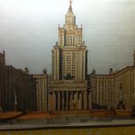 Lomonossov-Universität Moskau (Fineliner, Copics)