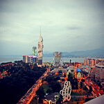 Blick auf Batumi, Georgien