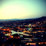 Tiflis bei Nacht